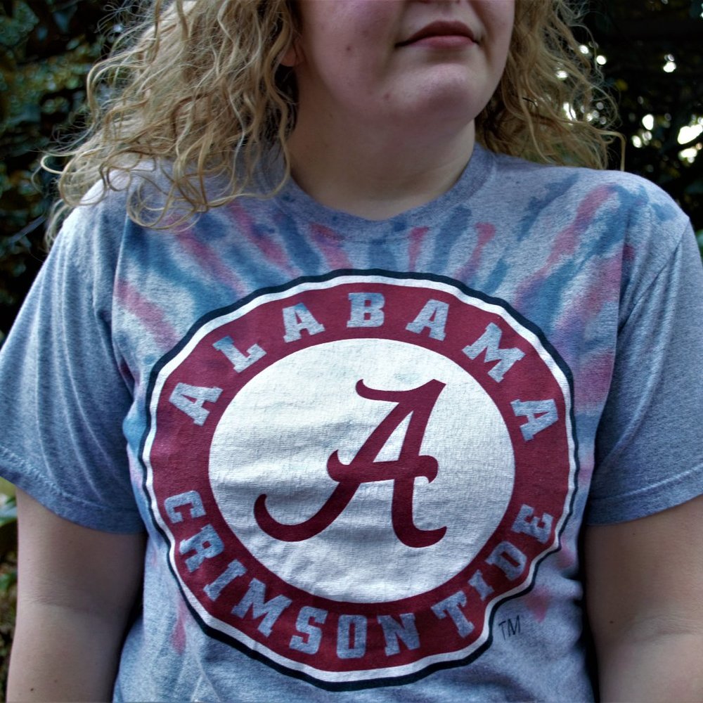 University of Alabama Crimson Tide Tie Dyed T-Shirt